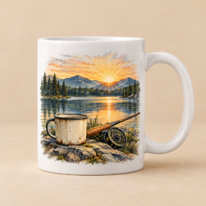 Camp Coffee and Casting Mug