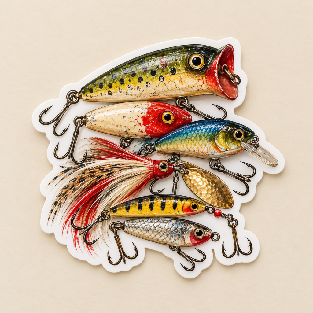 Lure Collector Sticker